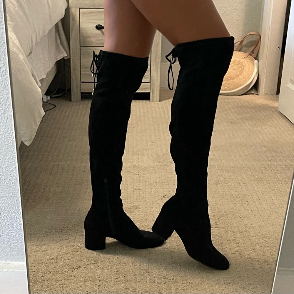 Ivanka Trump over the knee boots